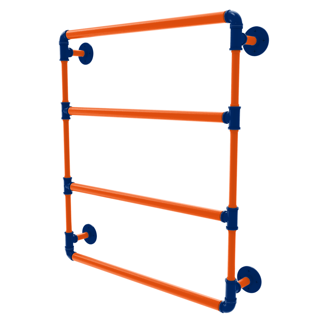 Diamond Collection Wall Mounted Ladder Towel Bar New York Queens Edition