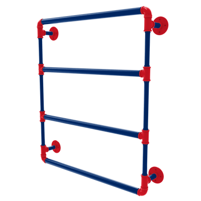 Diamond Collection Wall Mounted Ladder Towel Bar Philadelphia Edition