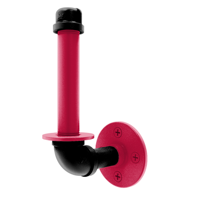 Hardwood Collection Upright Toilet Paper Holder Chicago Edition