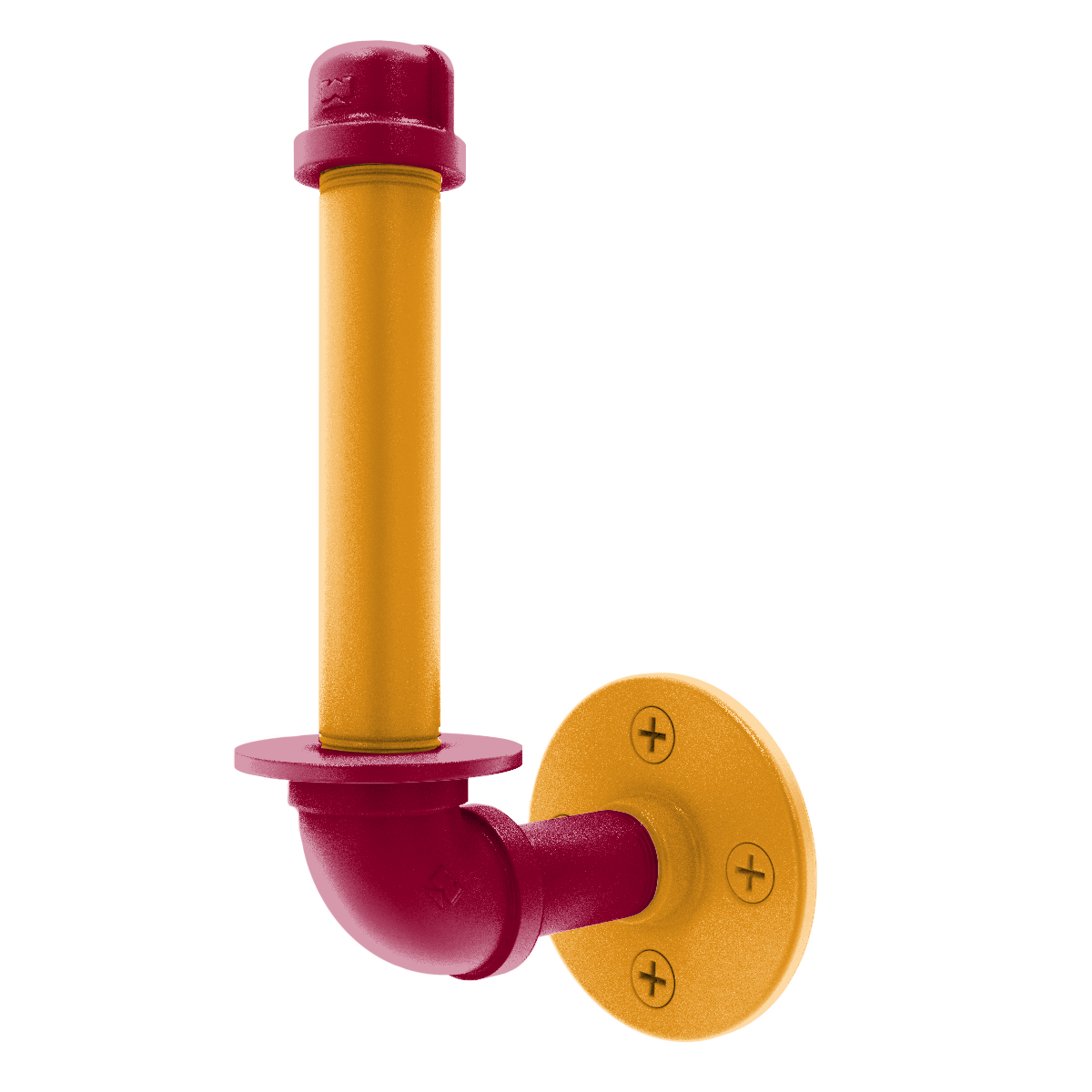 Hardwood Collection Upright Toilet Paper Holder Miami Edition