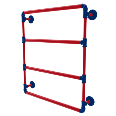 Diamond Collection Wall Mounted Ladder Towel Bar Texas Edition