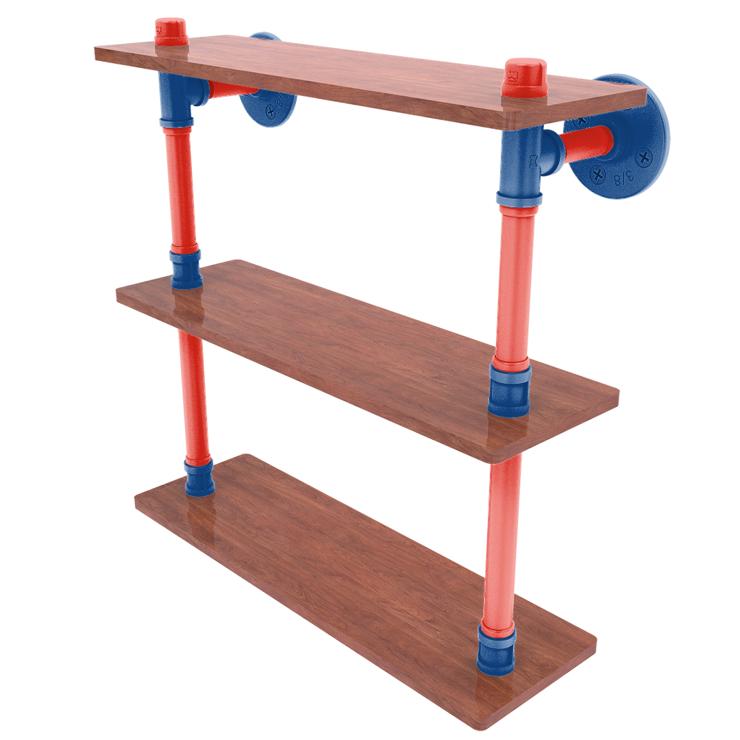 Diamond Collection Wood Triple Shelf Toronto Edition