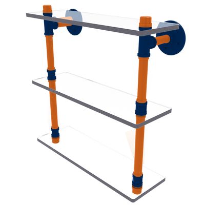 Diamond Collection Triple Glass Shelf Houston Edition