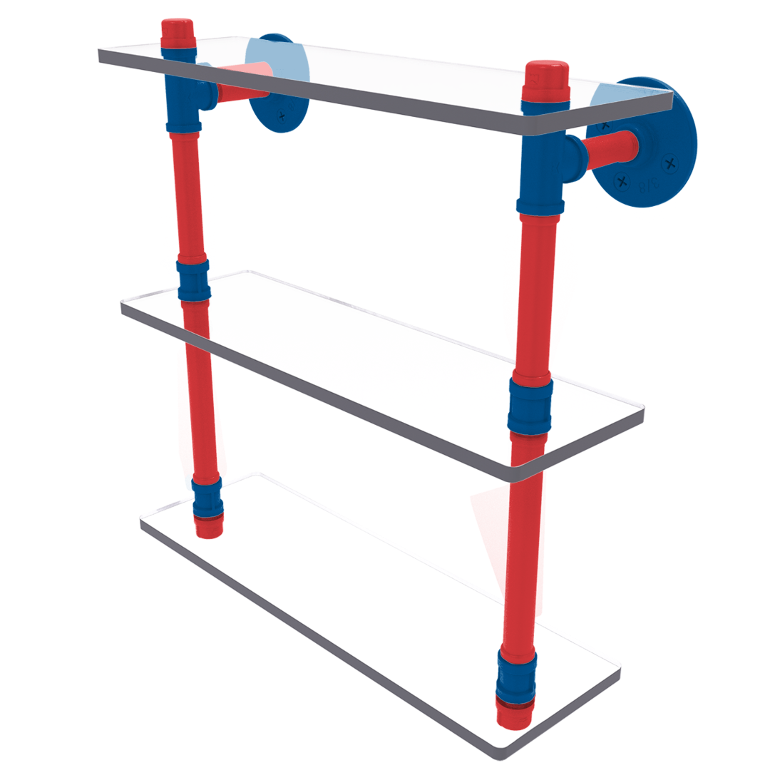 Diamond Collection Triple Glass Shelf Los Angeles Chavez Ravine Edition