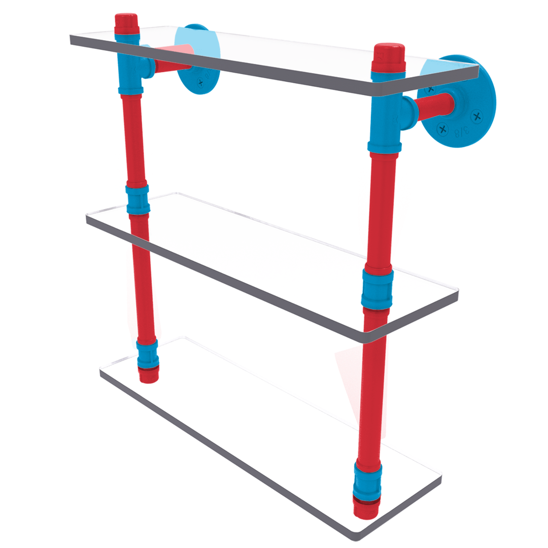 Diamond Collection Triple Glass Shelf Miami Edition