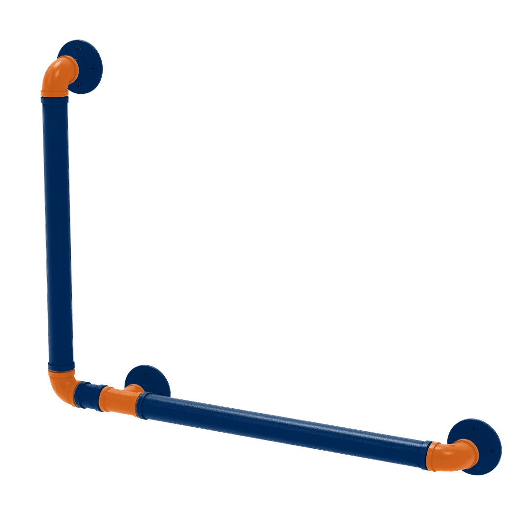 Diamond Collection 90 Degree Grab Bar Left Hand Houston Edition