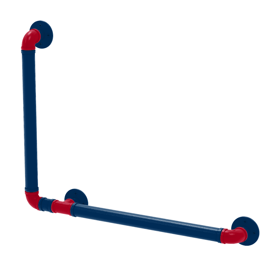 Diamond Collection 90 Degree Grab Bar Left Hand Los Angeles Big A Edition
