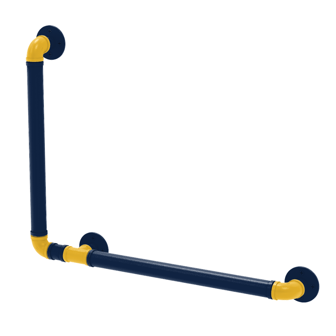 Diamond Collection 90 Degree Grab Bar Left Hand Milwaukee Edition