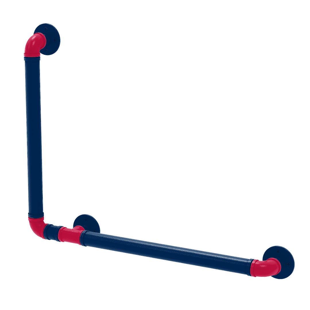 Diamond Collection 90 Degree Grab Bar Left Hand Minnesota Edition