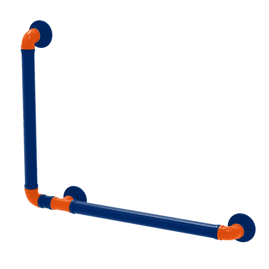 Diamond Collection 90 Degree Grab Bar Left Hand New York Queens Edition