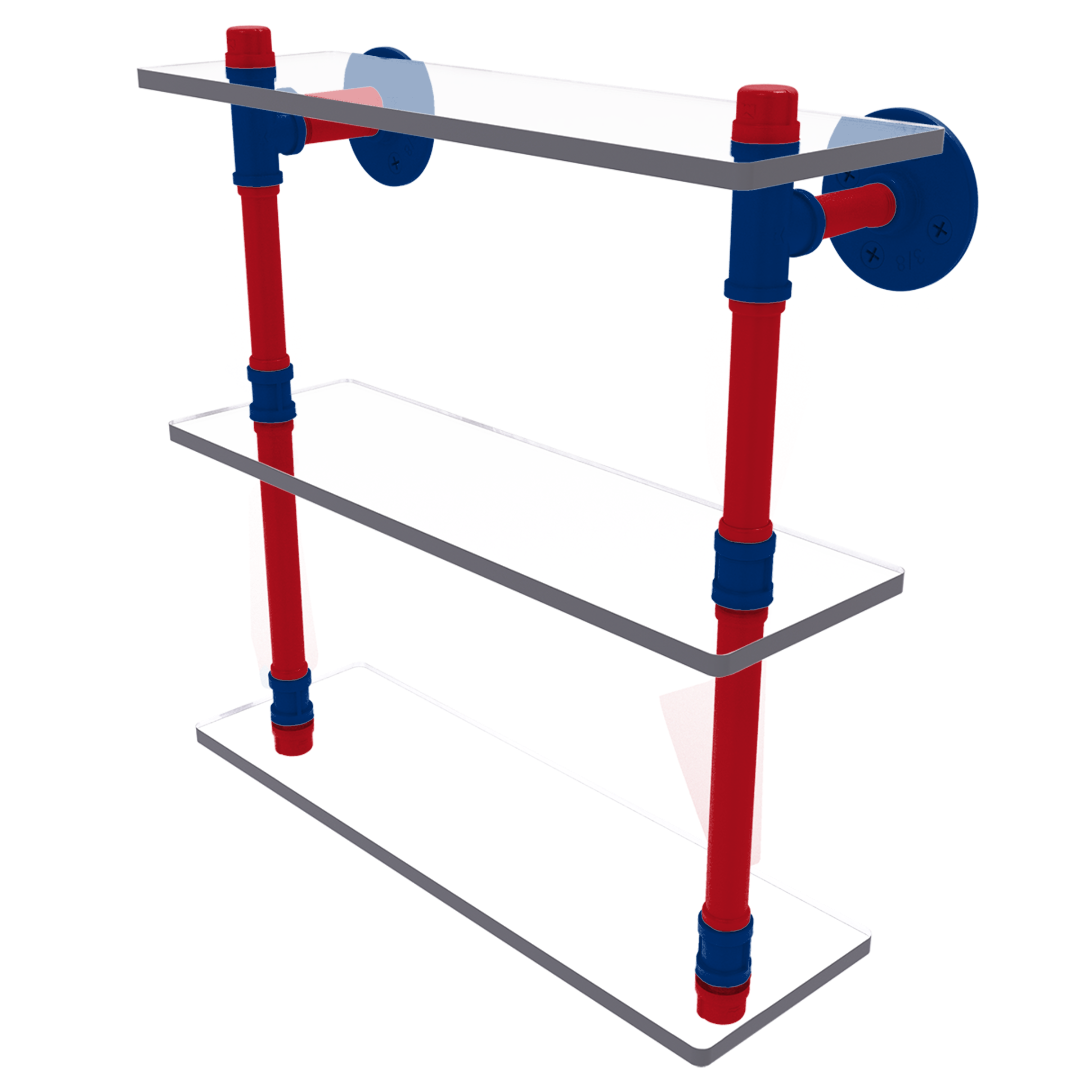 Diamond Collection Triple Glass Shelf Texas Edition