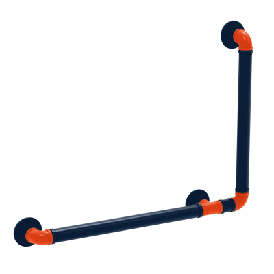 Diamond Collection 90 Degree Grab Bar Right Hand Detroit Edition