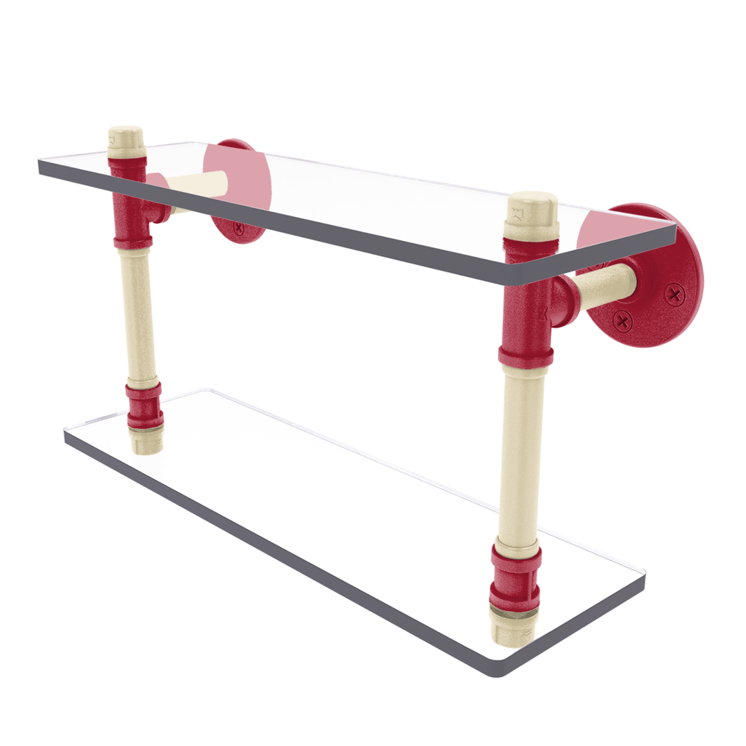 Diamond Collection Double Glass Shelf Arizona Edition
