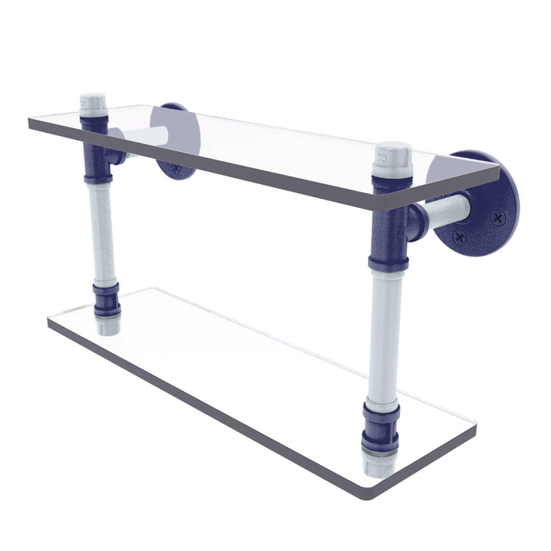 Diamond Collection Double Glass Shelf Colorado Edition