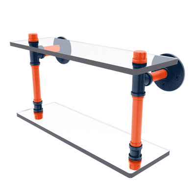 Diamond Collection Double Glass Shelf Detroit Edition