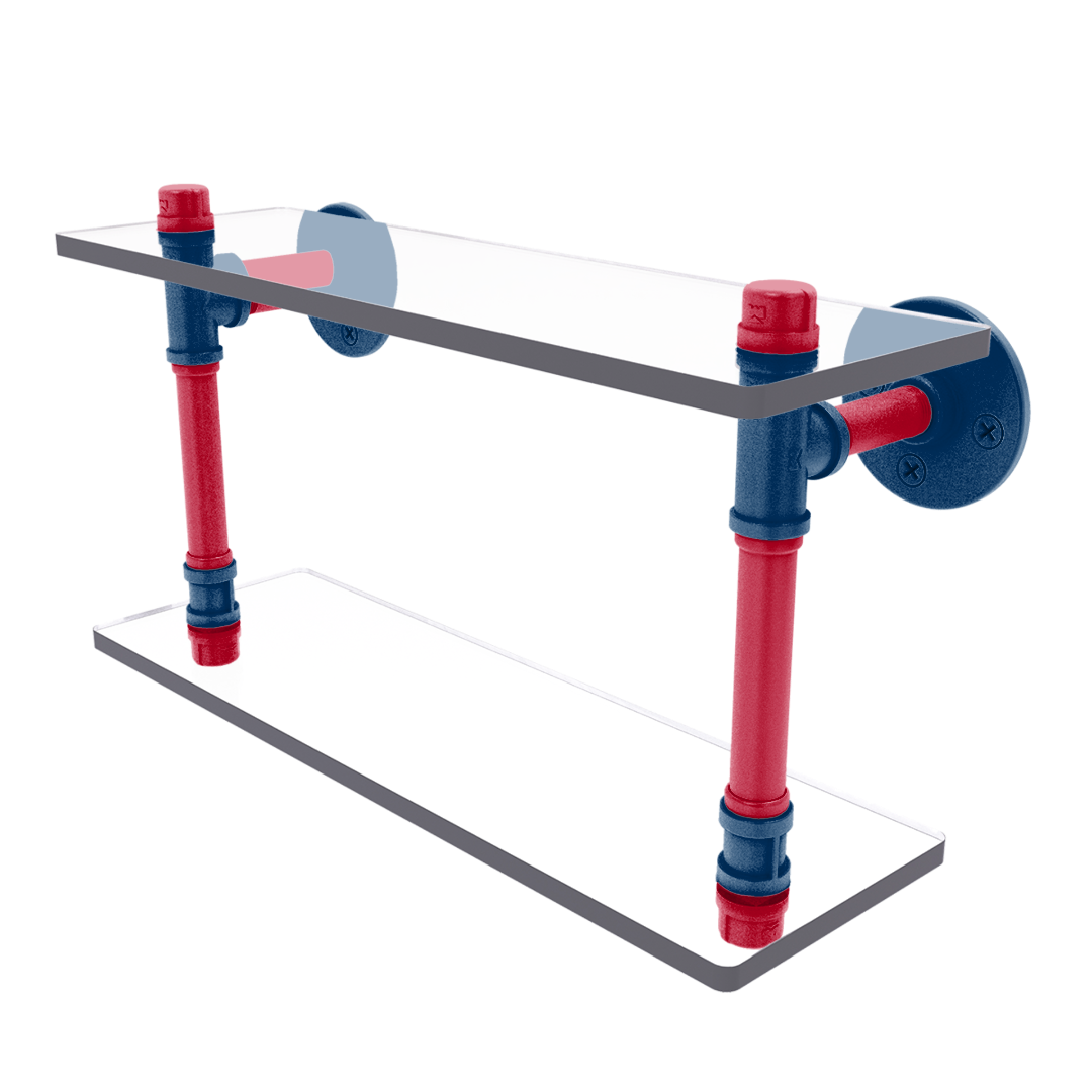 Diamond Collection Double Glass Shelf Los Angeles Big A Edition