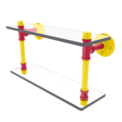Diamond Collection Double Glass Shelf St. Louis Edition