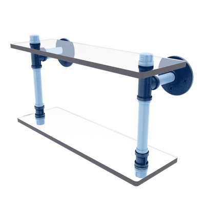Diamond Collection Double Glass Shelf Tampa Bay Edition