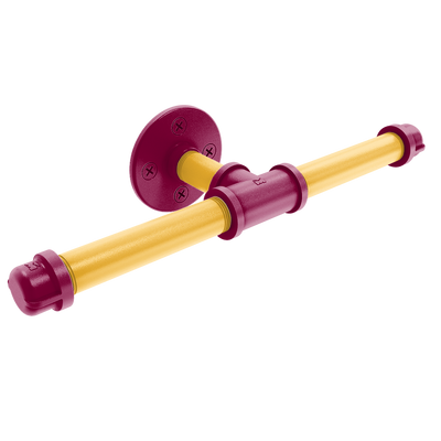 Hardwood Collection Double Roll Toilet Paper Holder Cleveland Edition