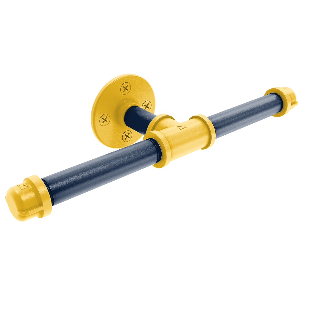 Hardwood Collection Double Roll Toilet Paper Holder Denver Edition