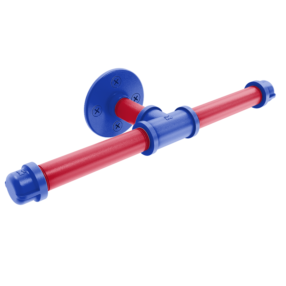 Hardwood Collection Double Roll Toilet Paper Holder Detroit Edition