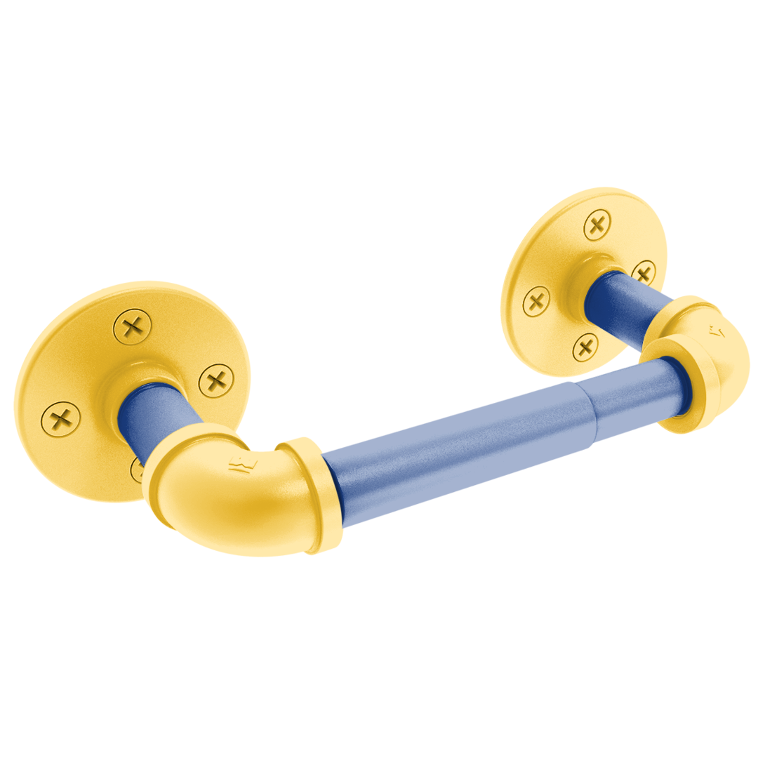 Hardwood Collection 2 Post Toilet Paper Holder Golden State Edition