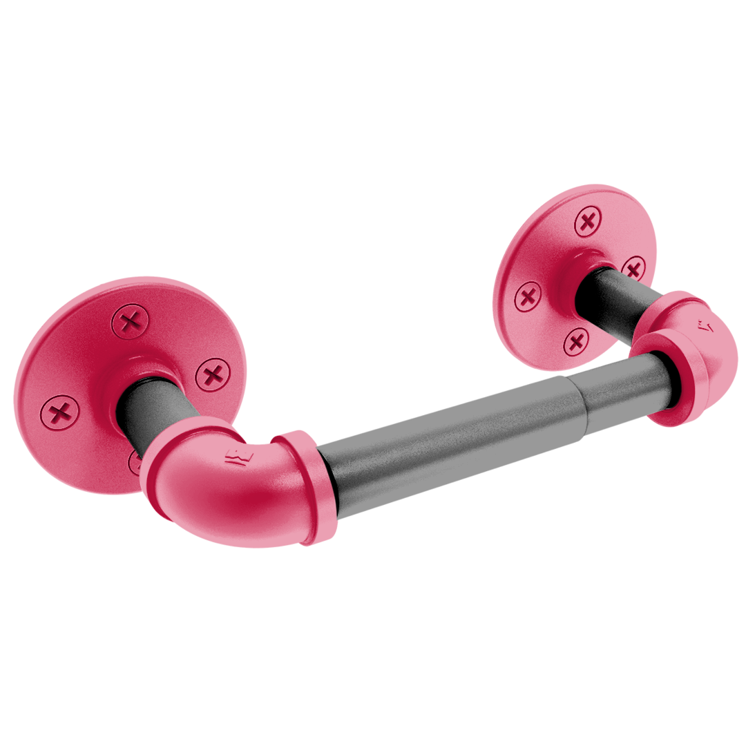 Hardwood Collection 2 Post Toilet Paper Holder Houston Edition