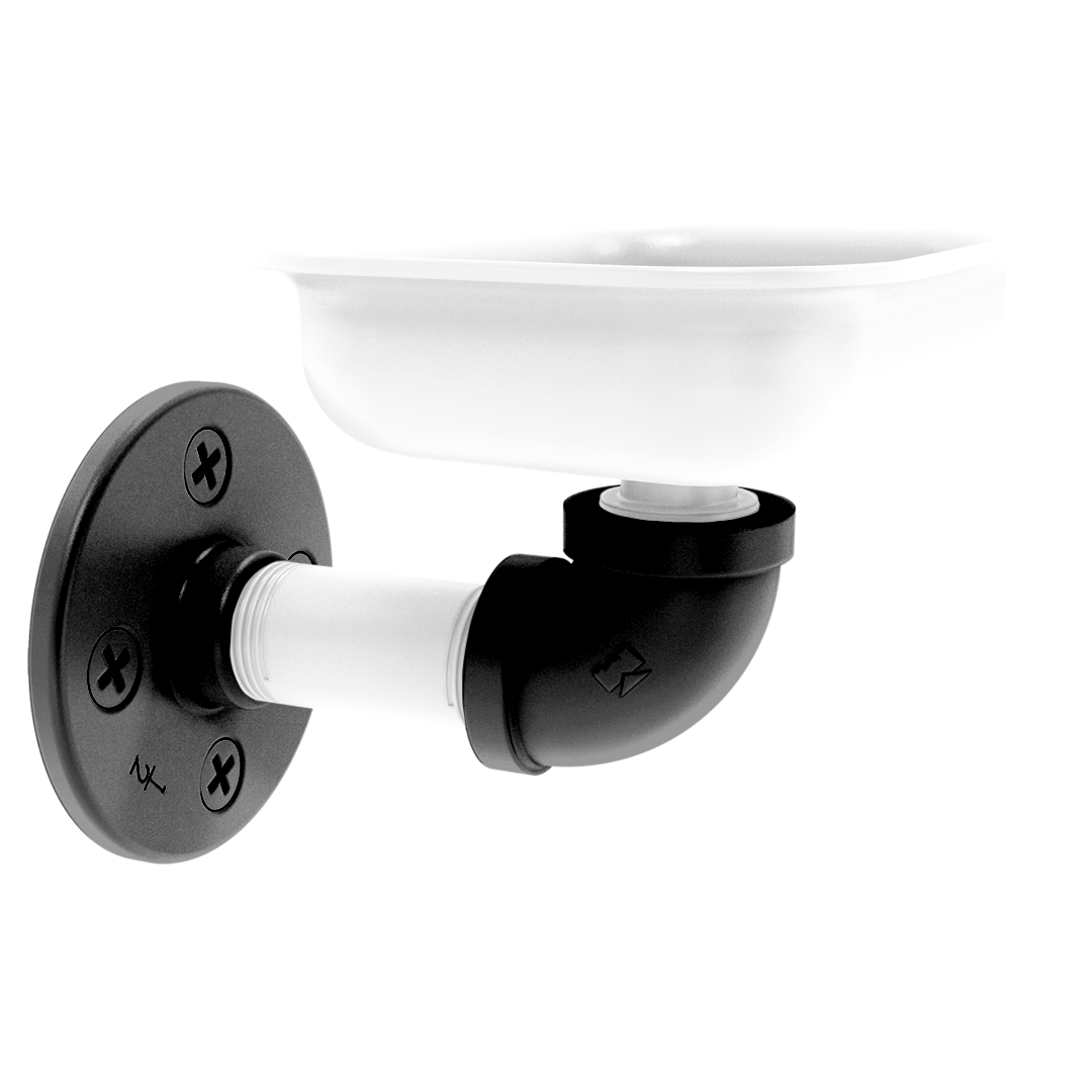 Hardwood Collection Wall Mounted Soap Dish Brooklyn Edition