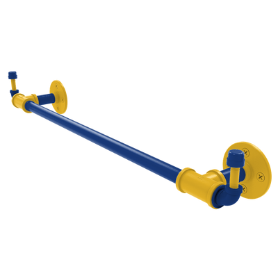 Hardwood Collection Towel Bar with Integrated Hooks Golden State Edition