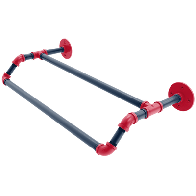 Hardwood Collection Double Towel Bar New Orleans Edition