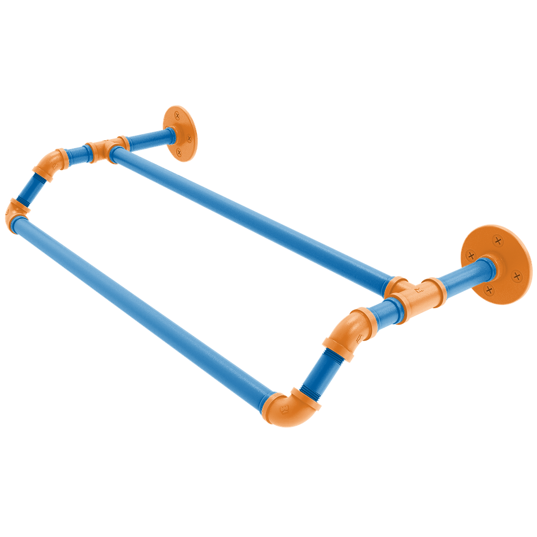 Hardwood Collection Double Towel Bar New York Edition