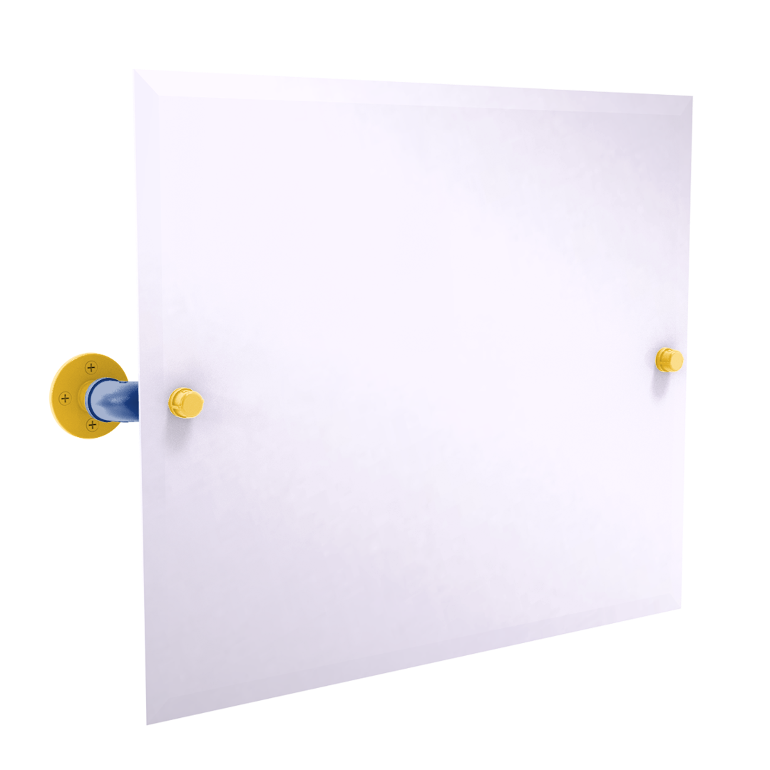 Hardwood Collection Landscape Rectangular Wall Mounted Tilt Mirror Golden State Edition