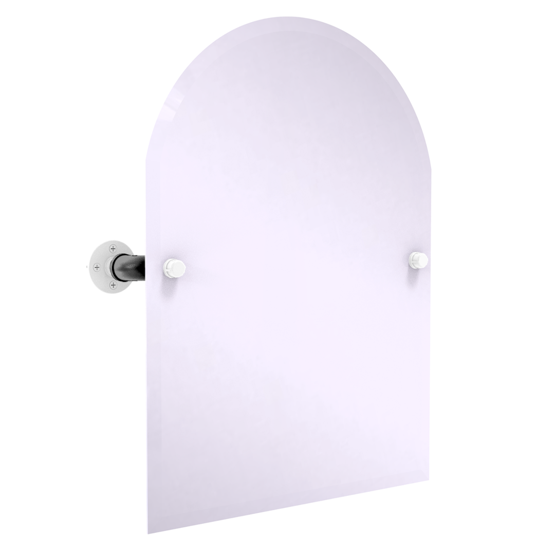 Hardwood Collection Frameless Arched Top Wall Mounted Tilt Mirror Brooklyn Edition