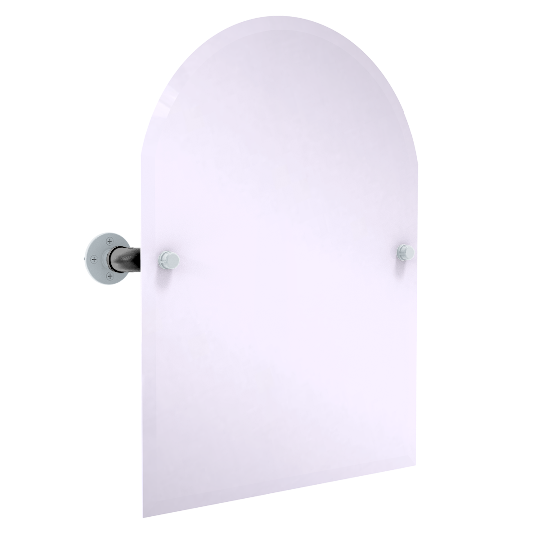 Hardwood Collection Frameless Arched Top Wall Mounted Tilt Mirror San Antonio Edition