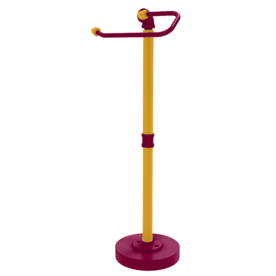 Hardwood Collection Freestanding Euro Style Toilet Tissue Stand Cleveland Edition