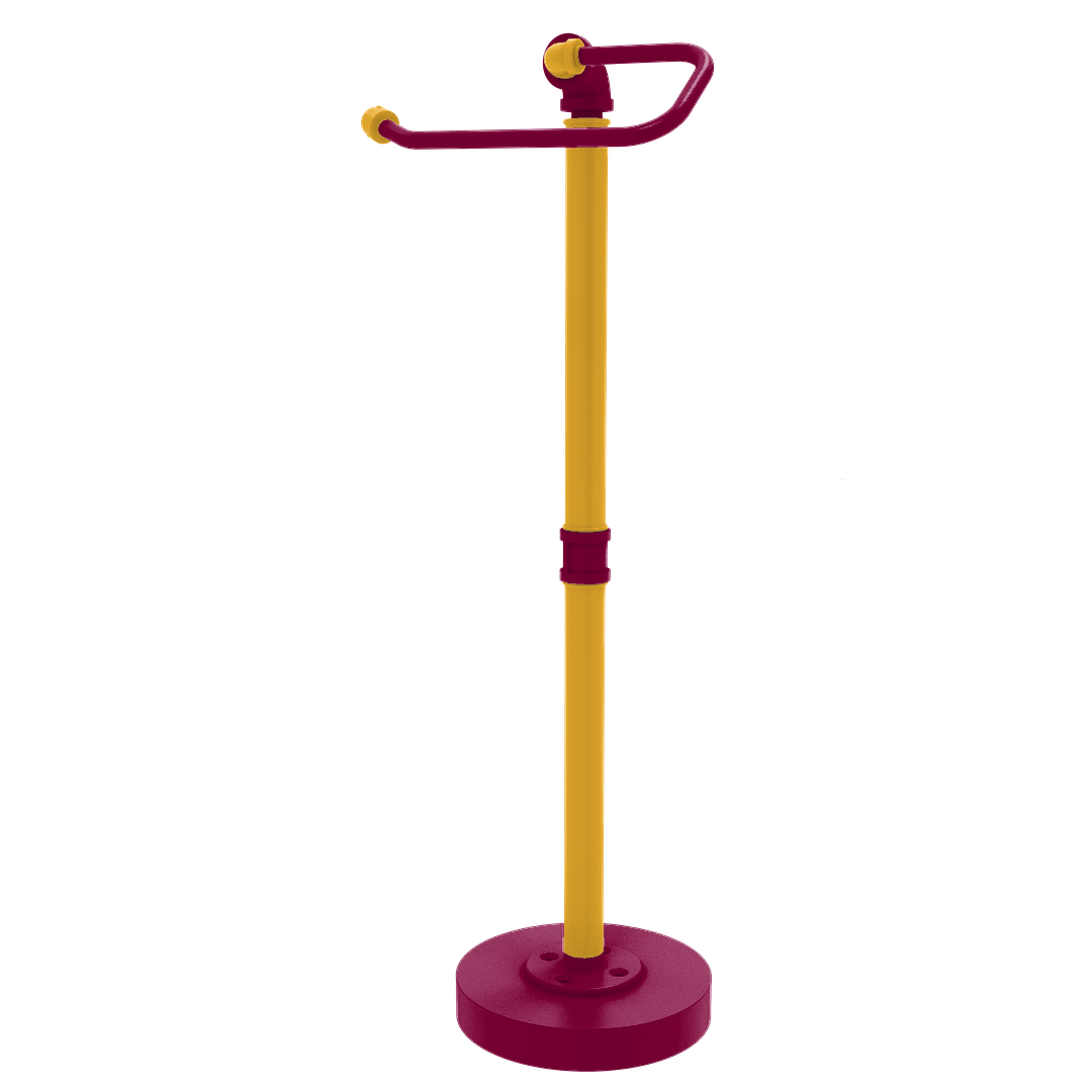 Hardwood Collection Freestanding Euro Style Toilet Tissue Stand Cleveland Edition