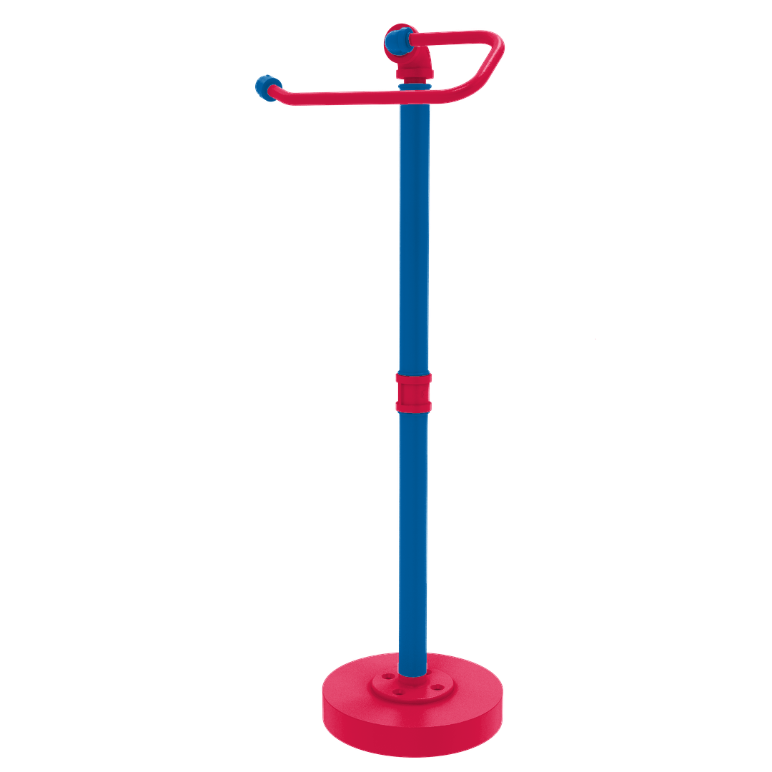 Hardwood Collection Freestanding Euro Style Toilet Tissue Stand Philadelphia Edition