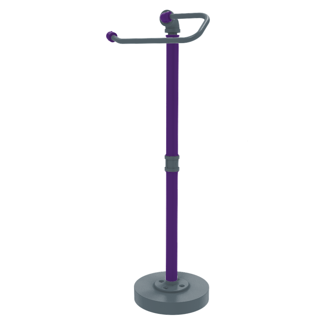 Hardwood Collection Freestanding Euro Style Toilet Tissue Stand Sacramento Edition