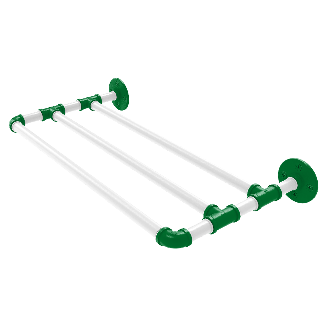 Hardwood Collection Wall Mounted Towel Shelf Boston Edition