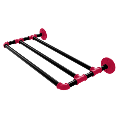 Hardwood Collection Wall Mounted Towel Shelf Houston Edition