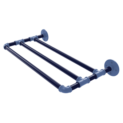 Hardwood Collection Wall Mounted Towel Shelf Memphis Edition