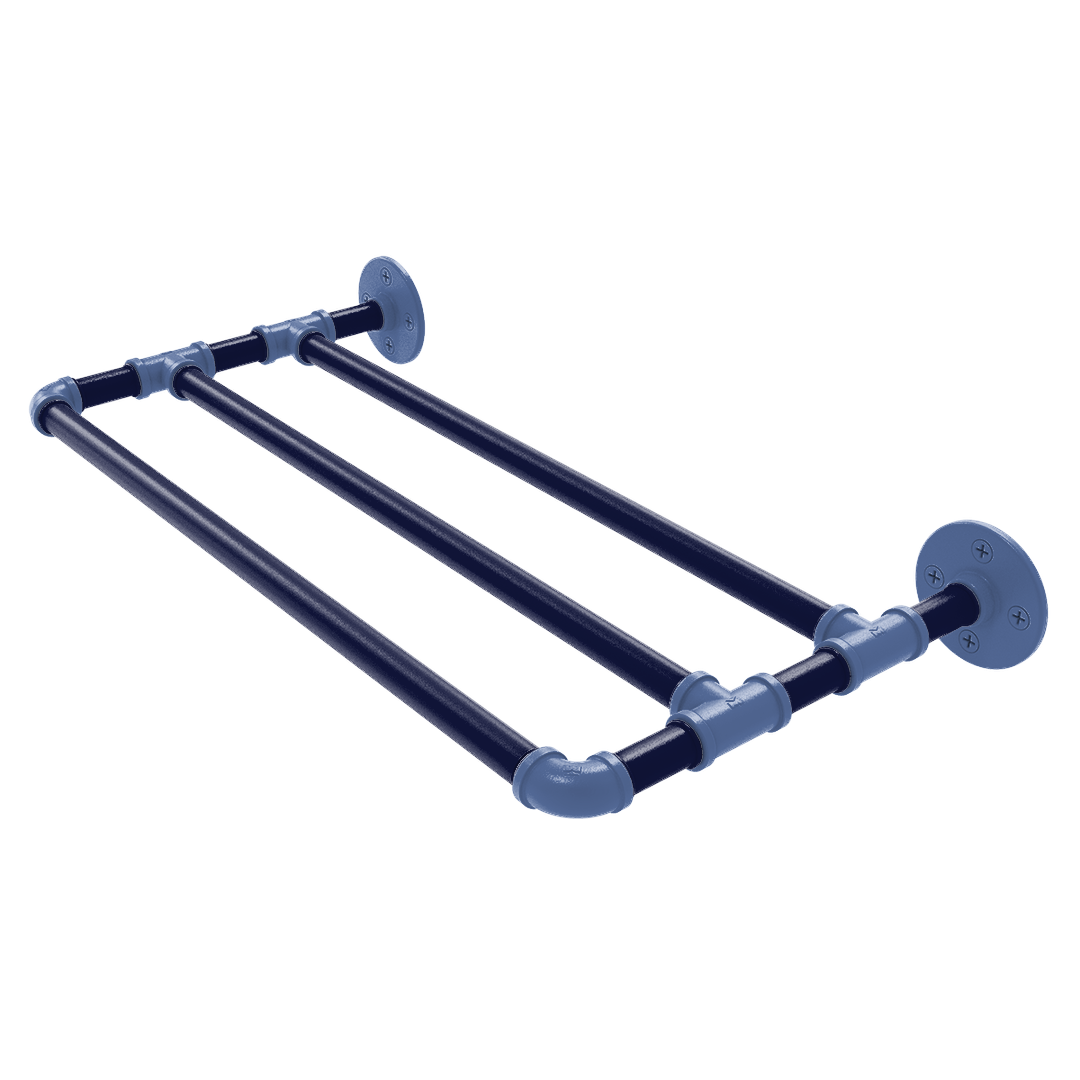 Hardwood Collection Wall Mounted Towel Shelf Memphis Edition