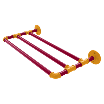 Hardwood Collection Wall Mounted Towel Shelf Miami Edition