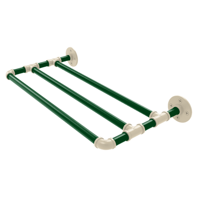 Hardwood Collection Wall Mounted Towel Shelf Milwaukee Edition
