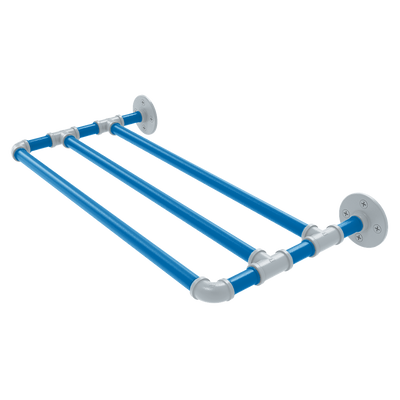 Hardwood Collection Wall Mounted Towel Shelf Orlando Edition