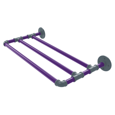 Hardwood Collection Wall Mounted Towel Shelf Sacramento Edition