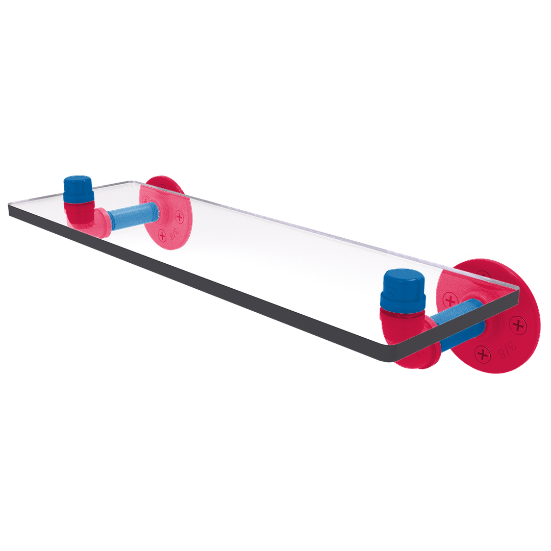 Hardwood Collection Glass Shelf Philadelphia Edition