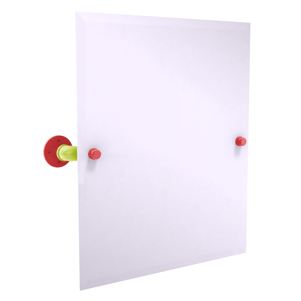 Hardwood Collection Frameless Rectangular Wall Mounted Tilt Mirror Atlanta Hawks