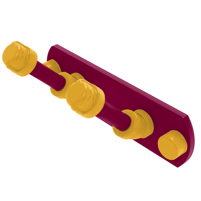 Hardwood Collection 2 Position Multi Hook Cleveland Edition
