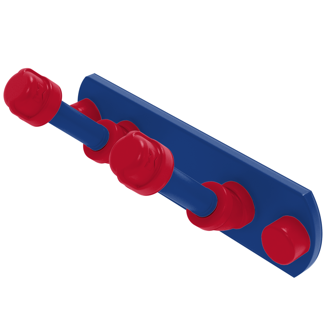 Hardwood Collection 2 Position Multi Hook Los Angeles Coastline Edition